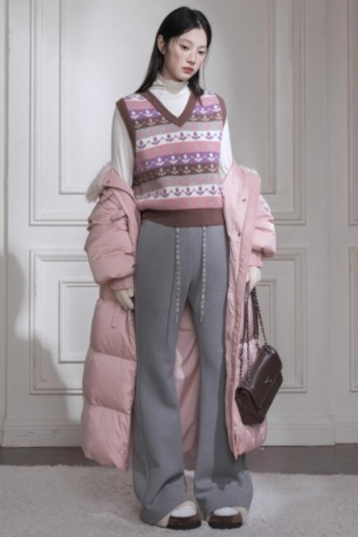 ベルベットスウェットフレアパンツ