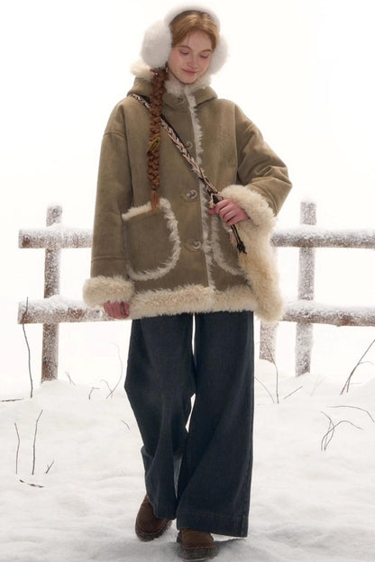 オッシュワイドレッグデニムパンツ