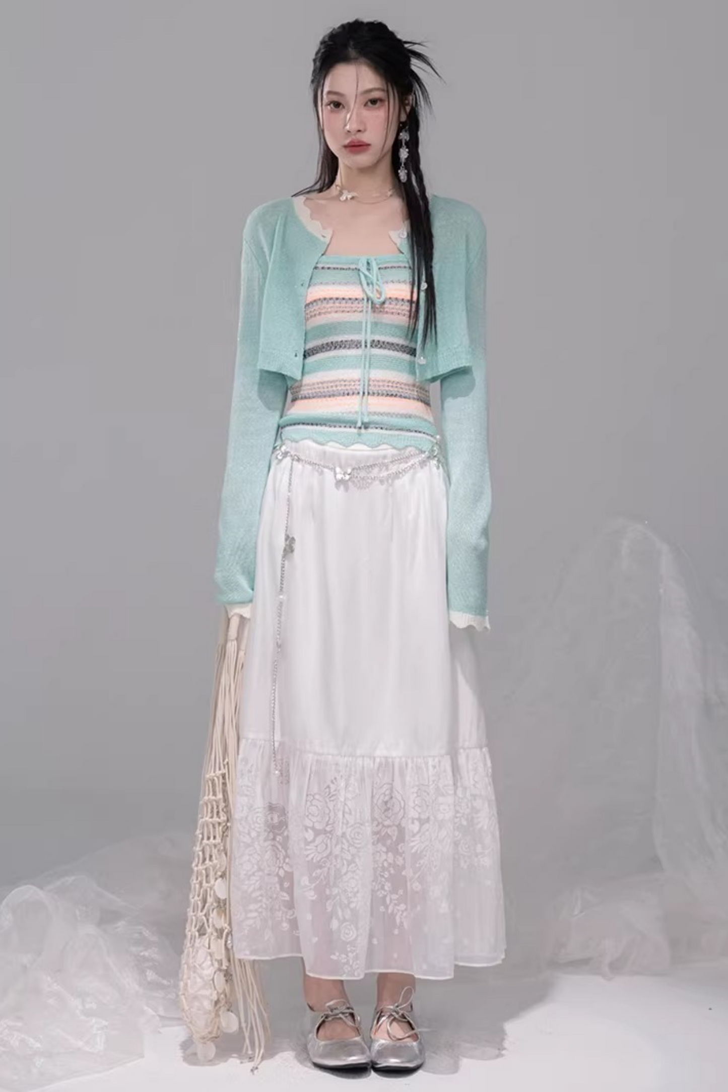 ココナッツブリーズカーディガン+チューブトップ