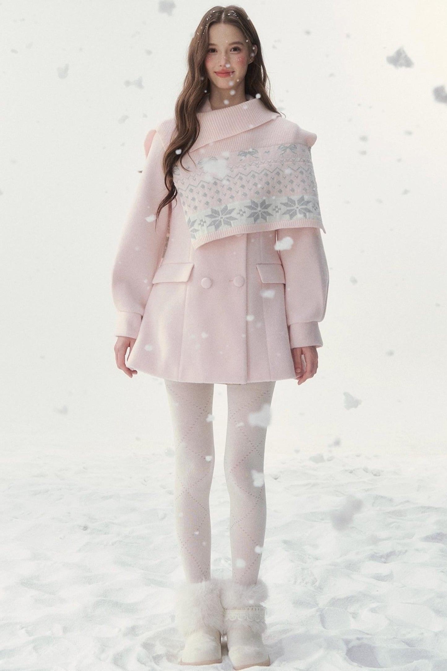 スイートダブルブレスコート+ショールセーター