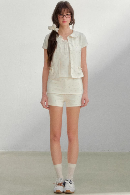 Floral Lace Cotton Camisole