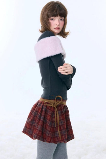 プラッシュボウホルタートップ