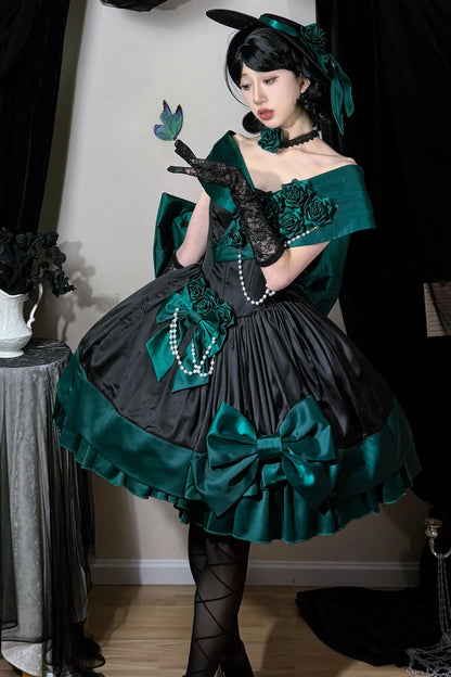 Rosenprinzessin-Lolita-Kleid