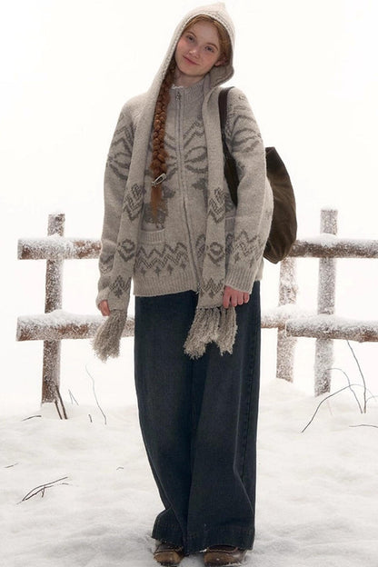 Retro Mode Design Scarf Hat