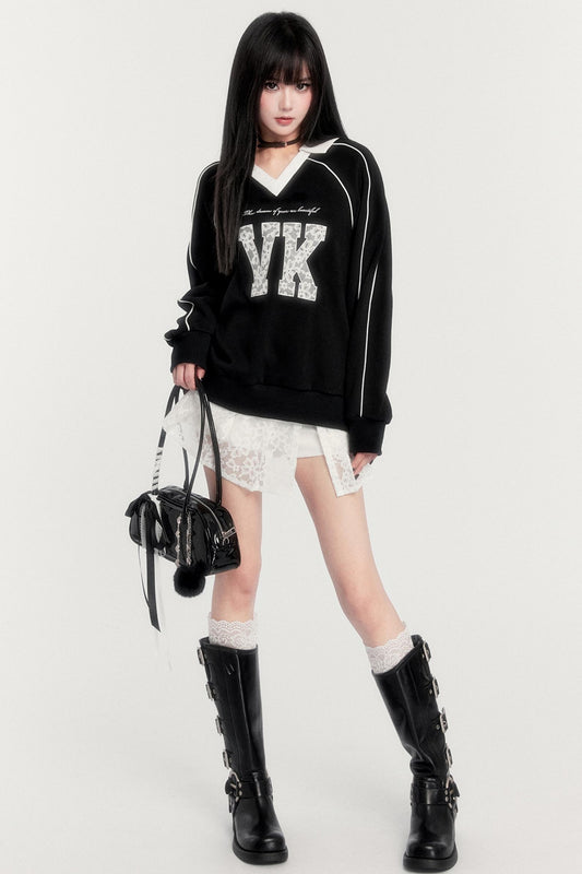 Retro Sporty Sweatshirt