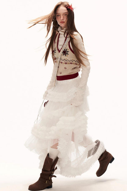 フェアアイルニットベスト