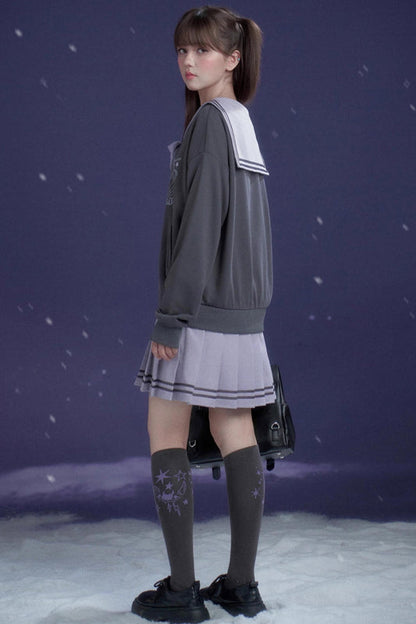 スイートレイパープルセーラードレス