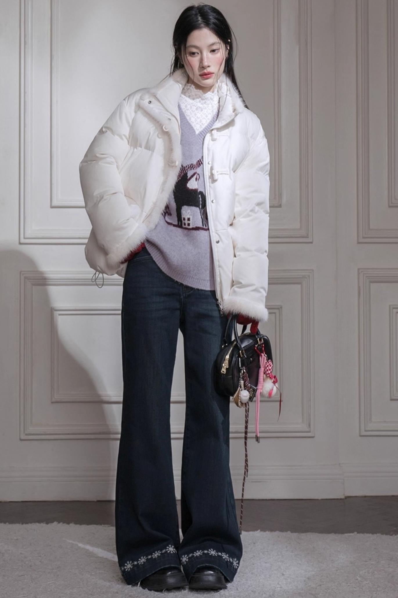 ミッドナイトブルースリムフィットパンツ