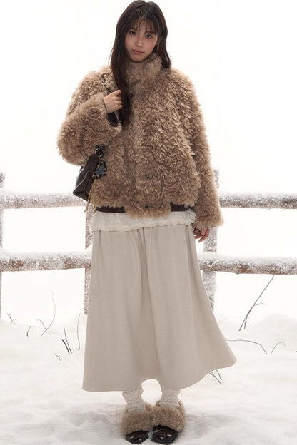 レトロシャーリンミドルスカート