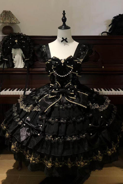 Doll Sweet Princess Lolita Dress + Bonnet