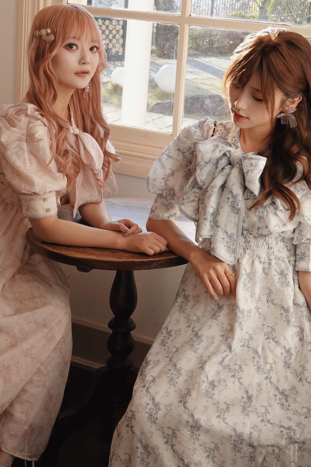 Floral Puff Sleeve Dress