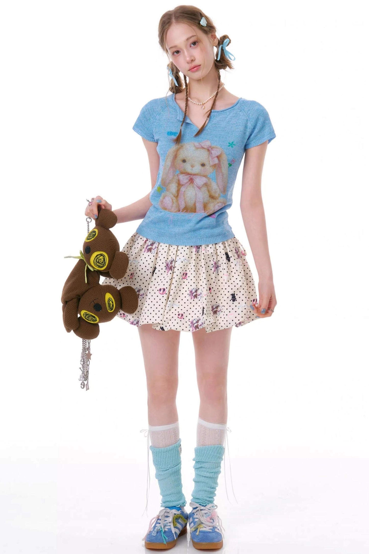 Sweet Rabbit Knit Top