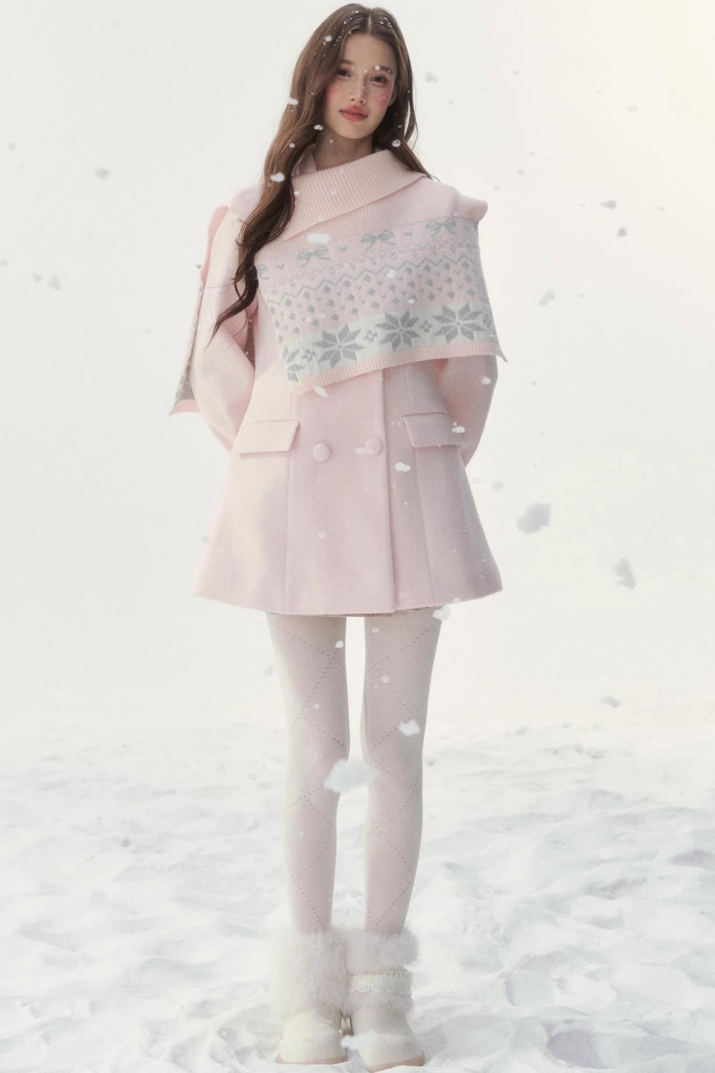 スイートダブルブレスコート+ショールセーター