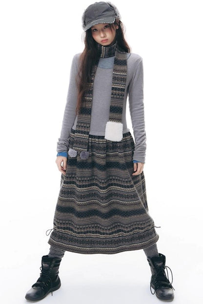 Island Slim Dress + Scarf