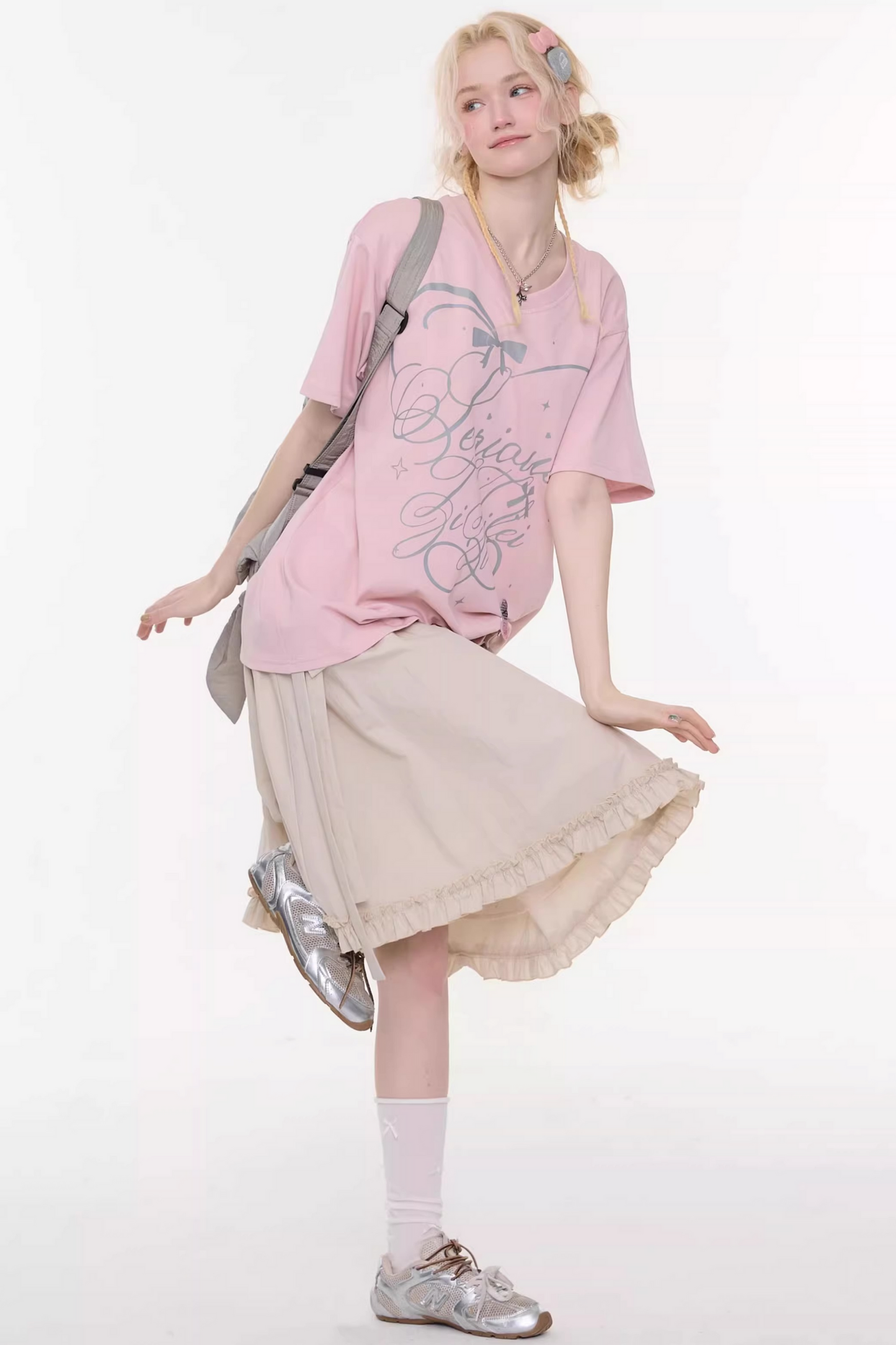 Star Falling V-Neck Top