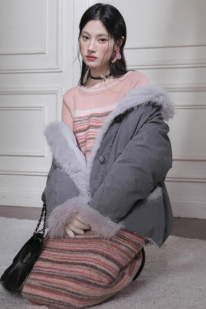 エモーショナルグラデーションボーダードレス