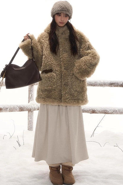 レトロシャーリンミドルスカート