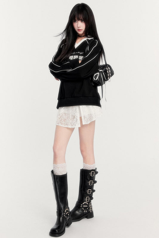 Retro Sporty Sweatshirt