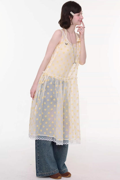 Abito in maglia a pois dolce
