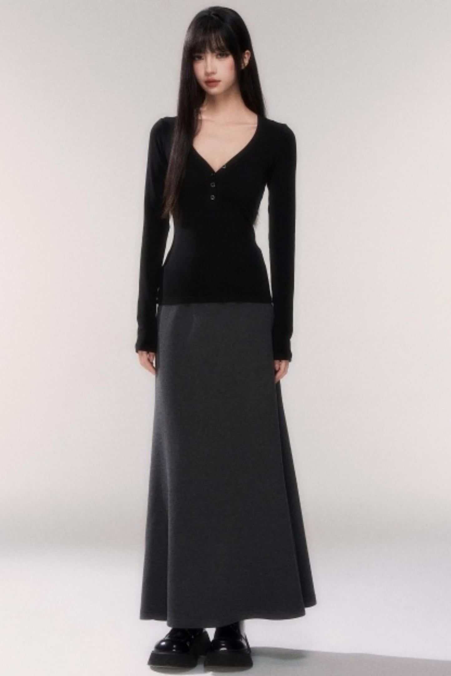 モードラインロングスカート