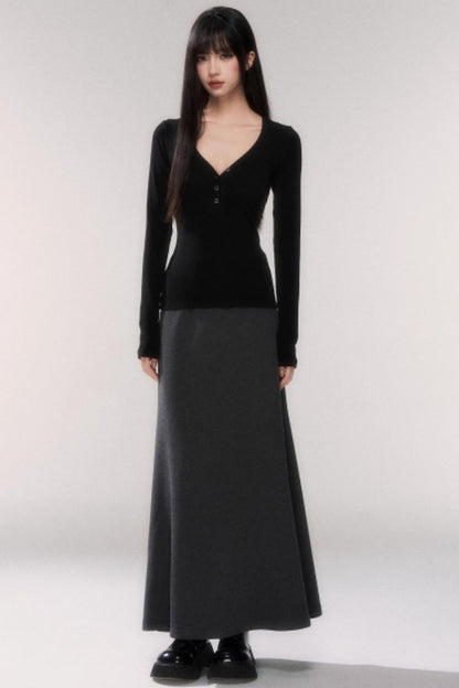 モードラインロングスカート