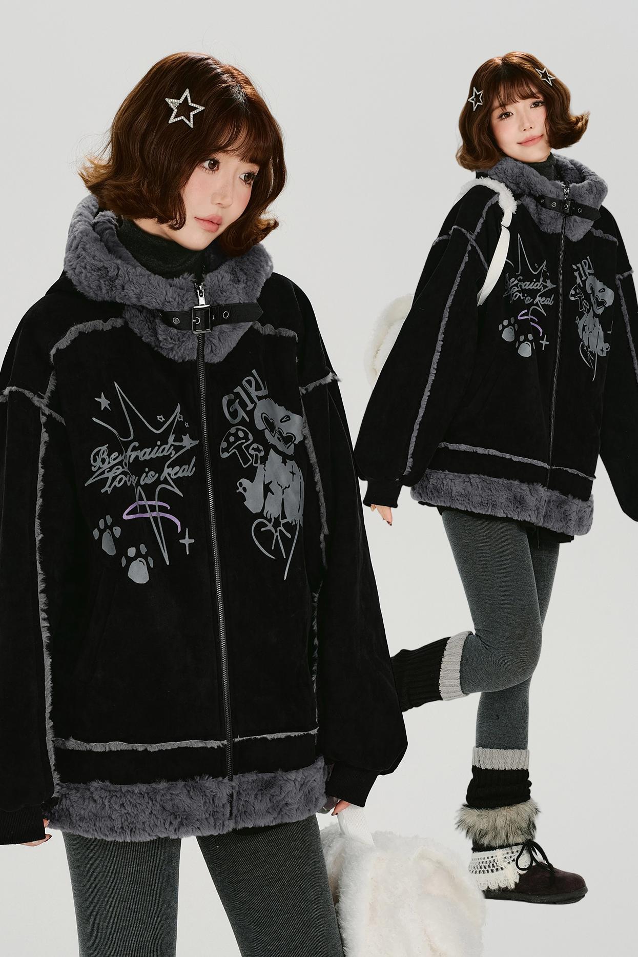 ダークデザインルーズジャケット