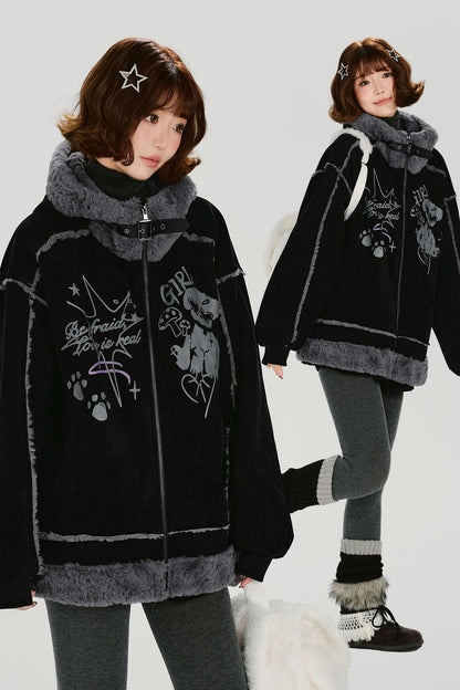 ダークデザインルーズジャケット