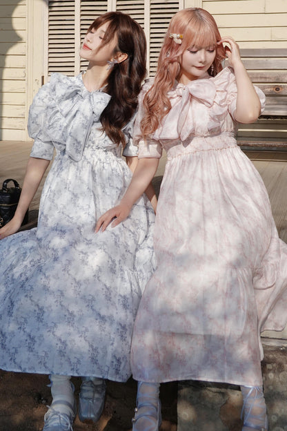Floral Puff Sleeve Dress
