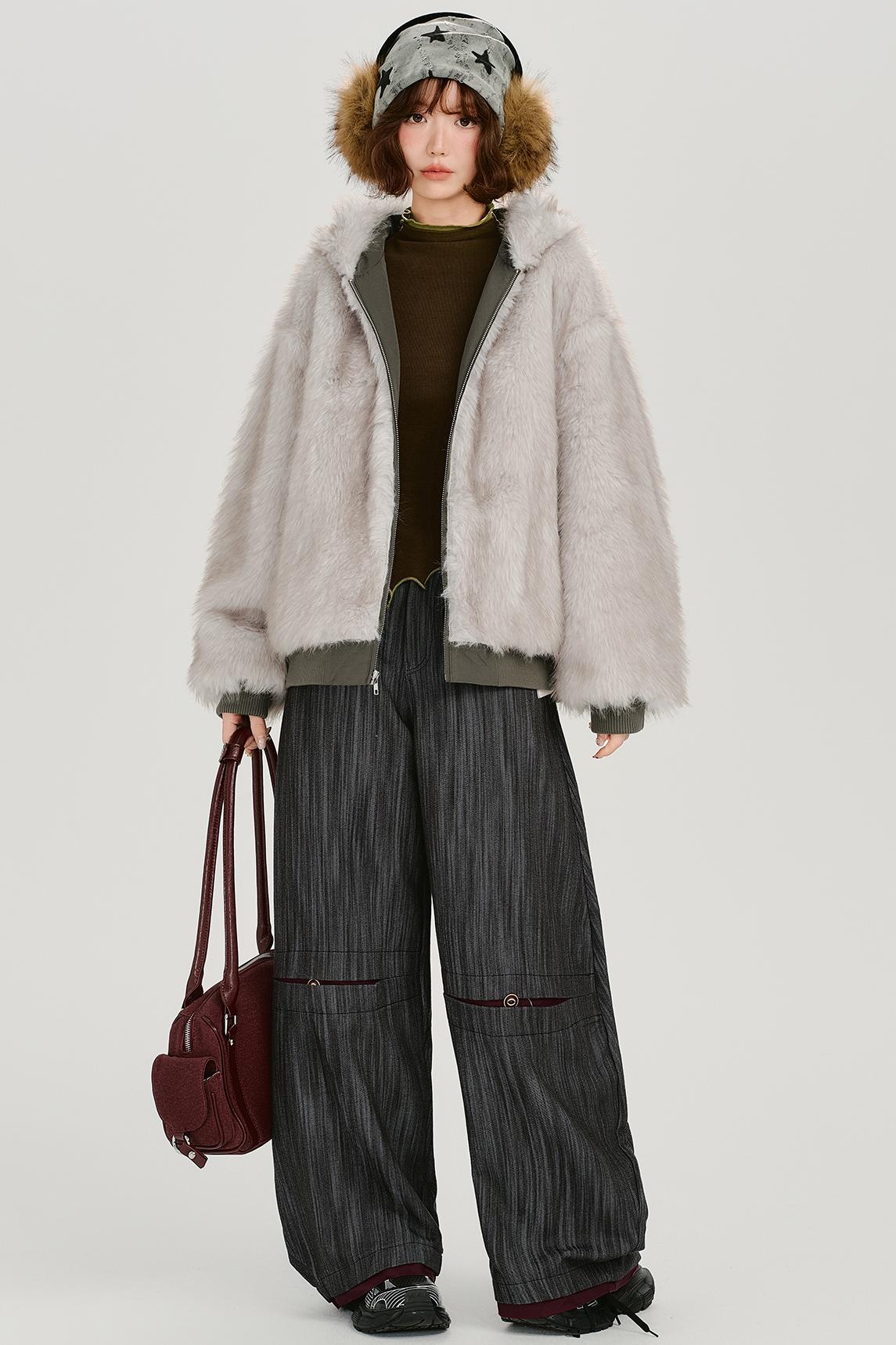 アメリカンレトロフーデッドジャケット