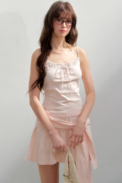 Floral Lace Cotton Camisole