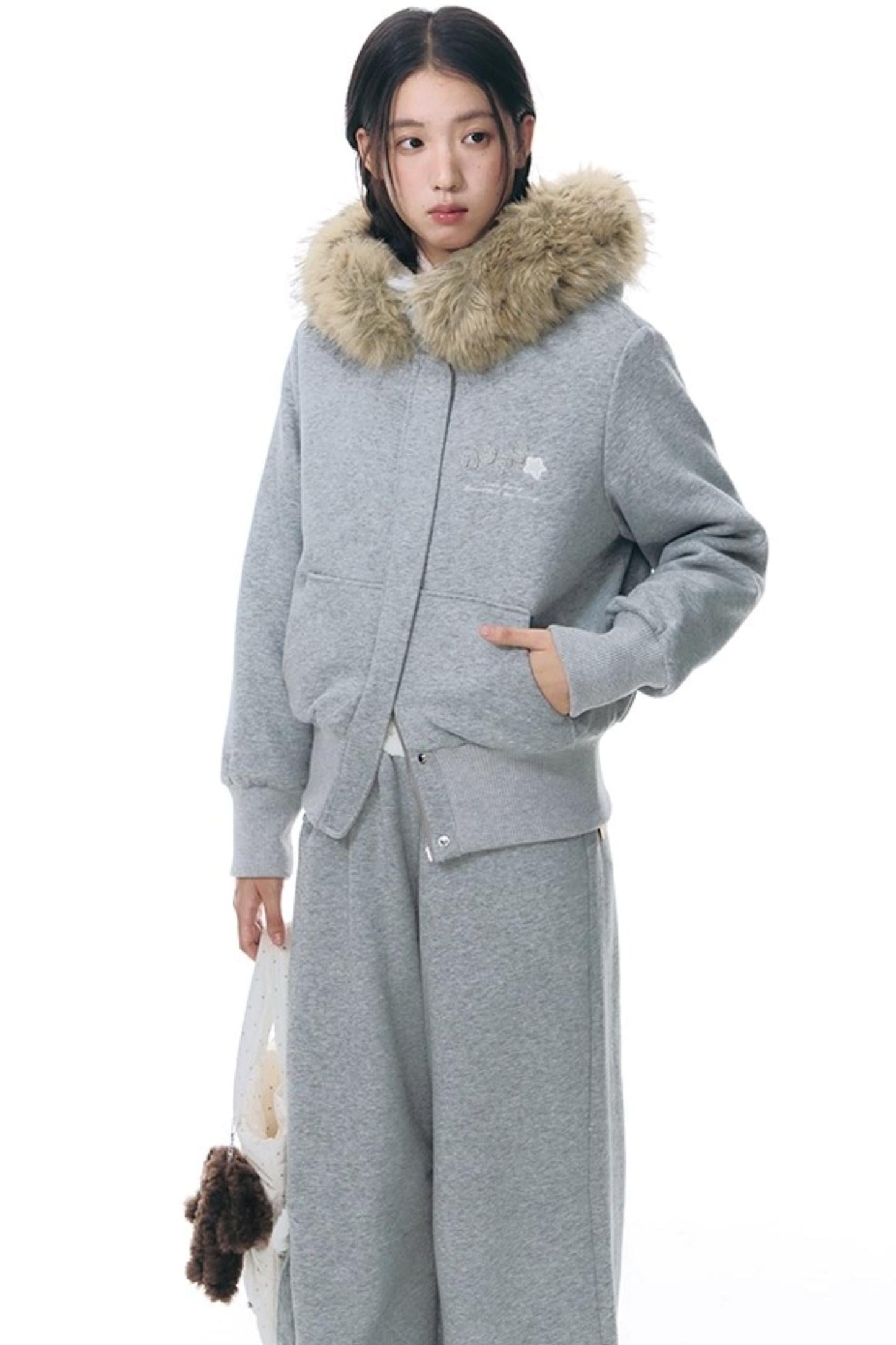 カジュアルワイドレッグパンツ