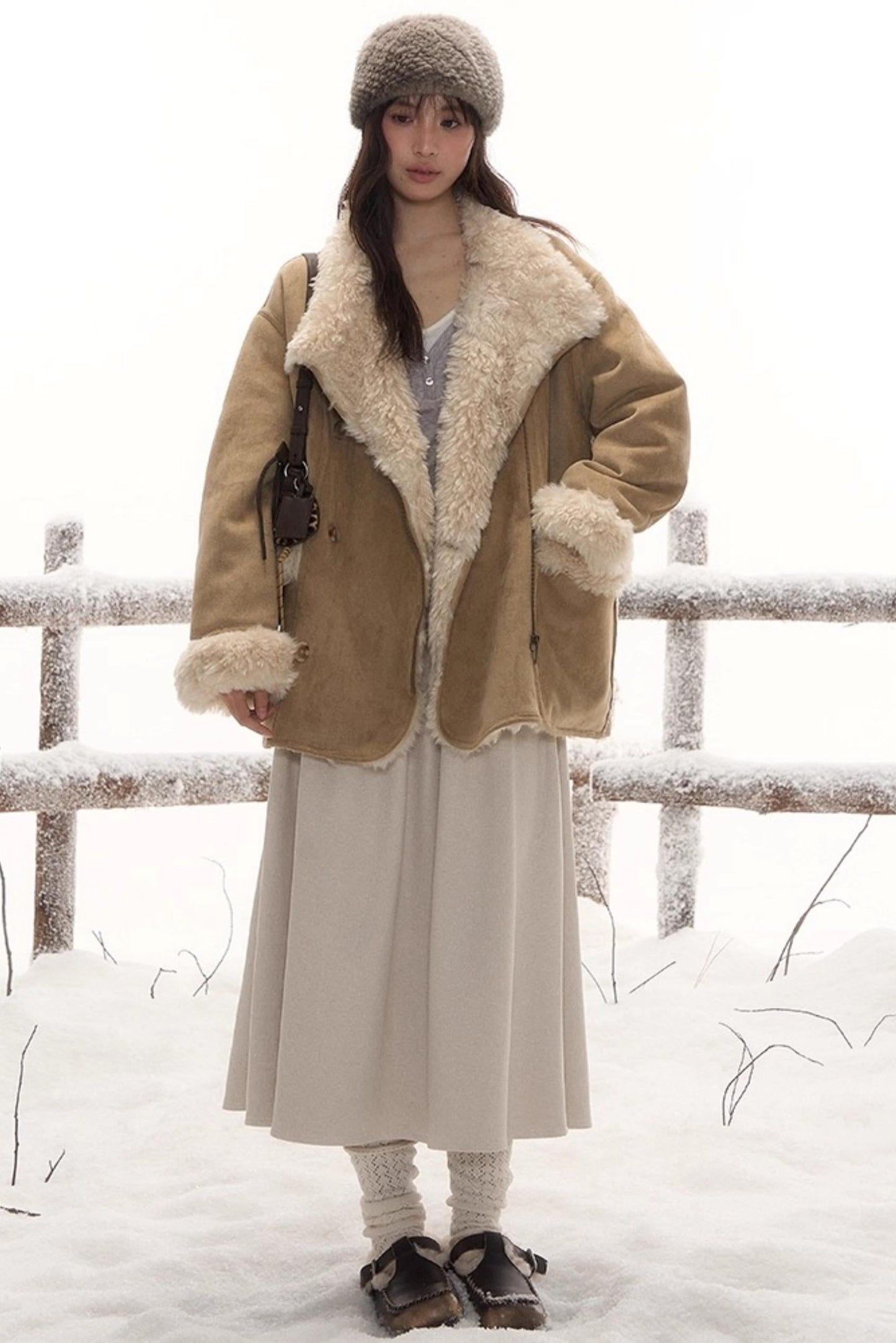 レトロシャーリンミドルスカート