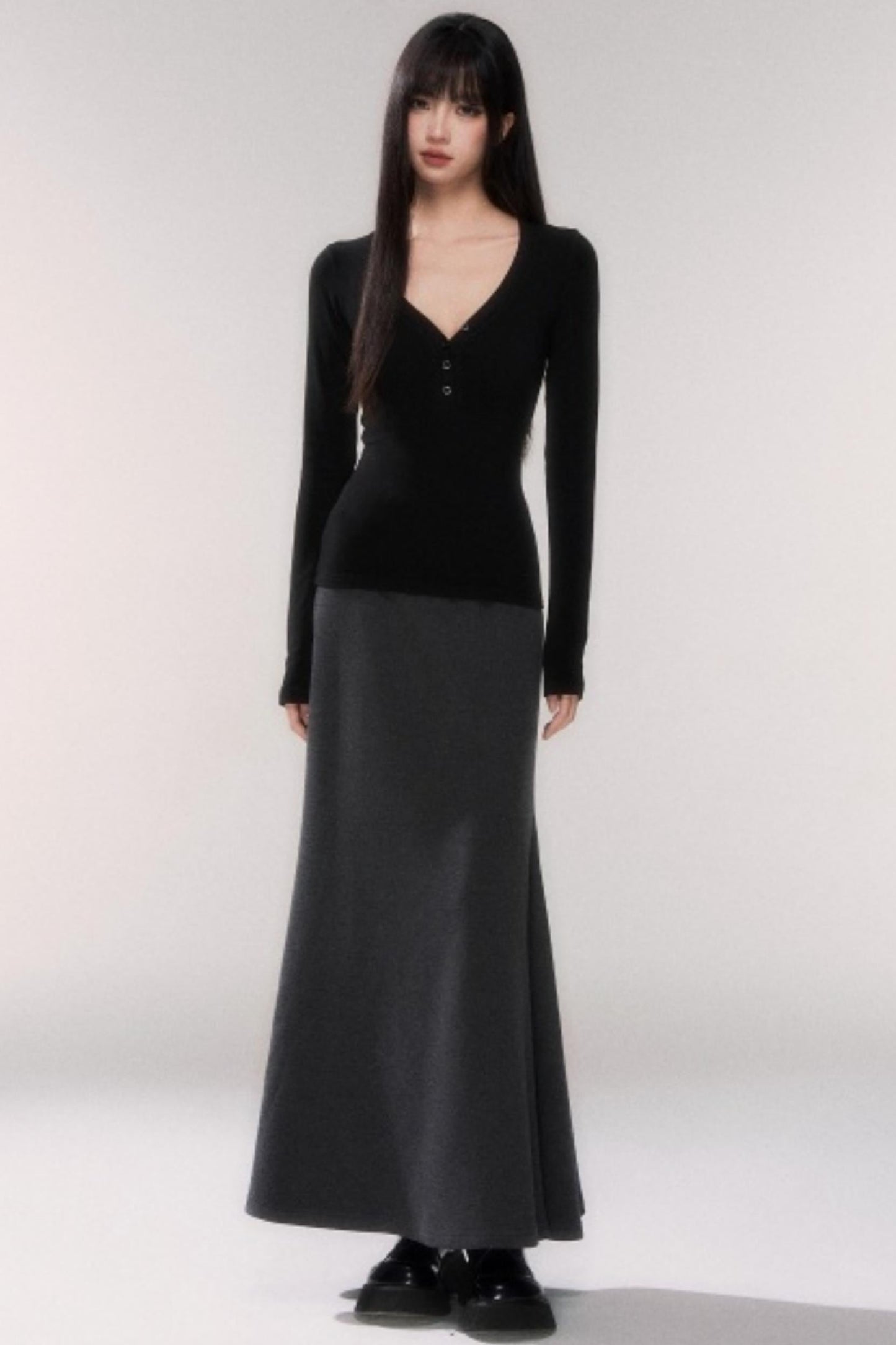 モードラインロングスカート