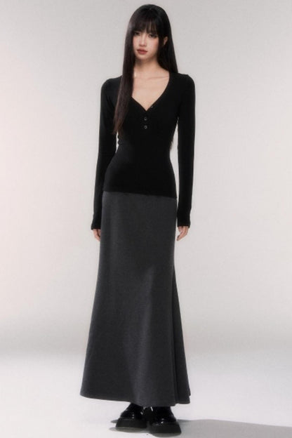 モードラインロングスカート