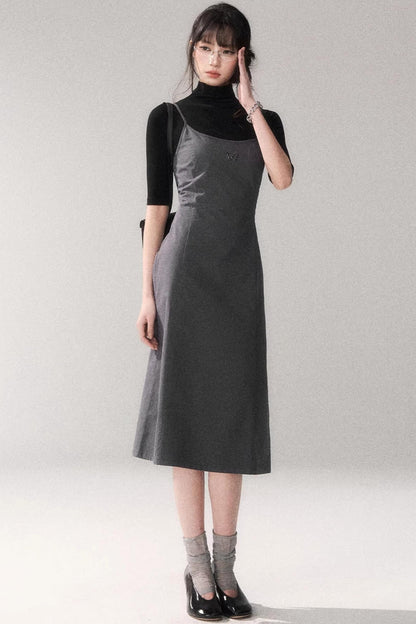 Retro Pure Cotton A-Line Dress