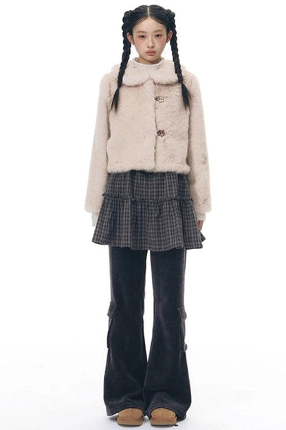 スリムカジュアルフレアパンツ