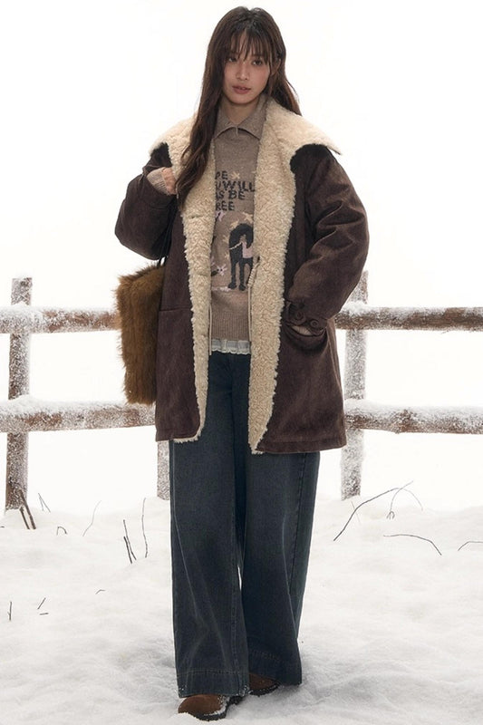 Osh wide-leg denim pants