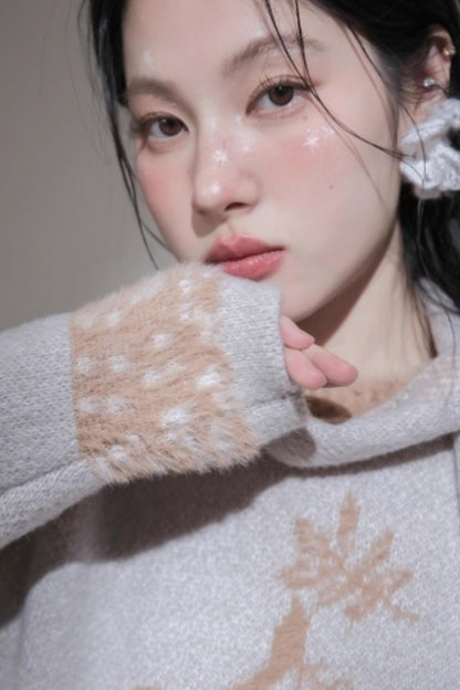 アイランドイミテーショントップス+スカーフ