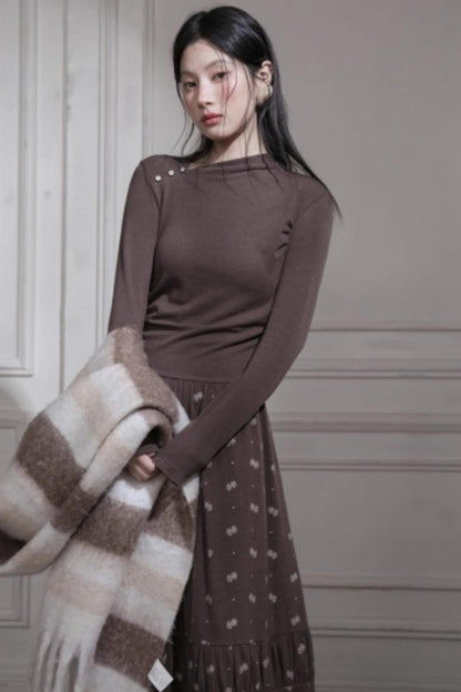 スノーフレークロングドレス