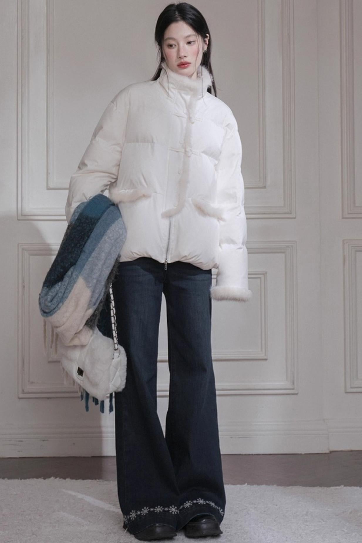 ミッドナイトブルースリムフィットパンツ