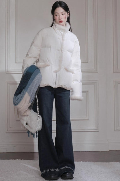 ミッドナイトブルースリムフィットパンツ