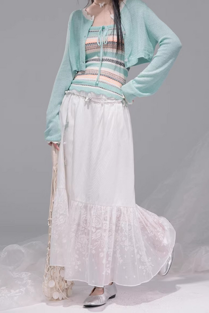 ココナッツブリーズカーディガン+チューブトップ