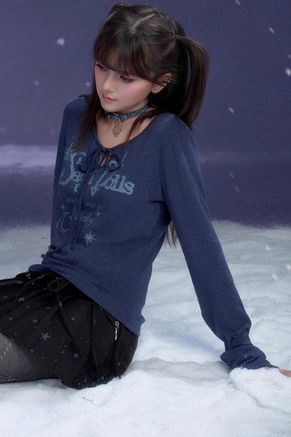 インディゴポエムウィンターセーター