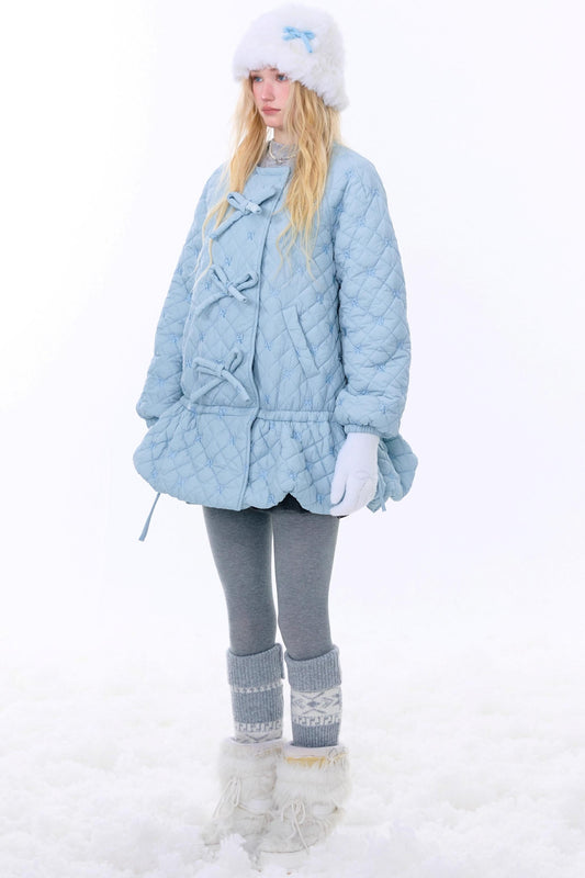 ミドルレングスリボンスイートコート