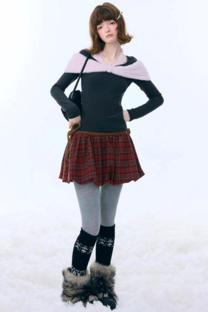 プラッシュボウホルタートップ