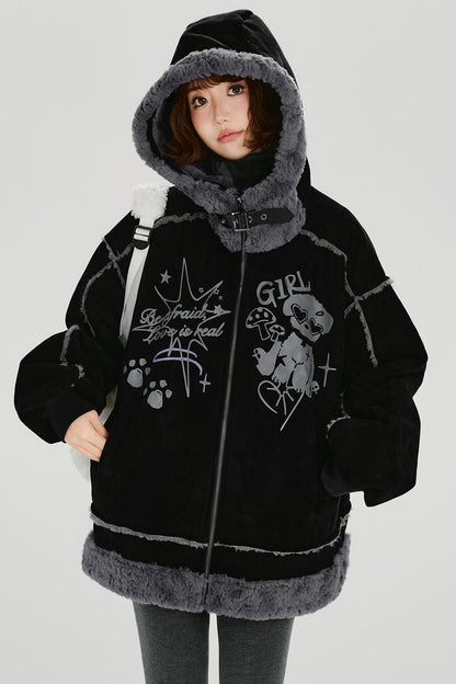 ダークデザインルーズジャケット