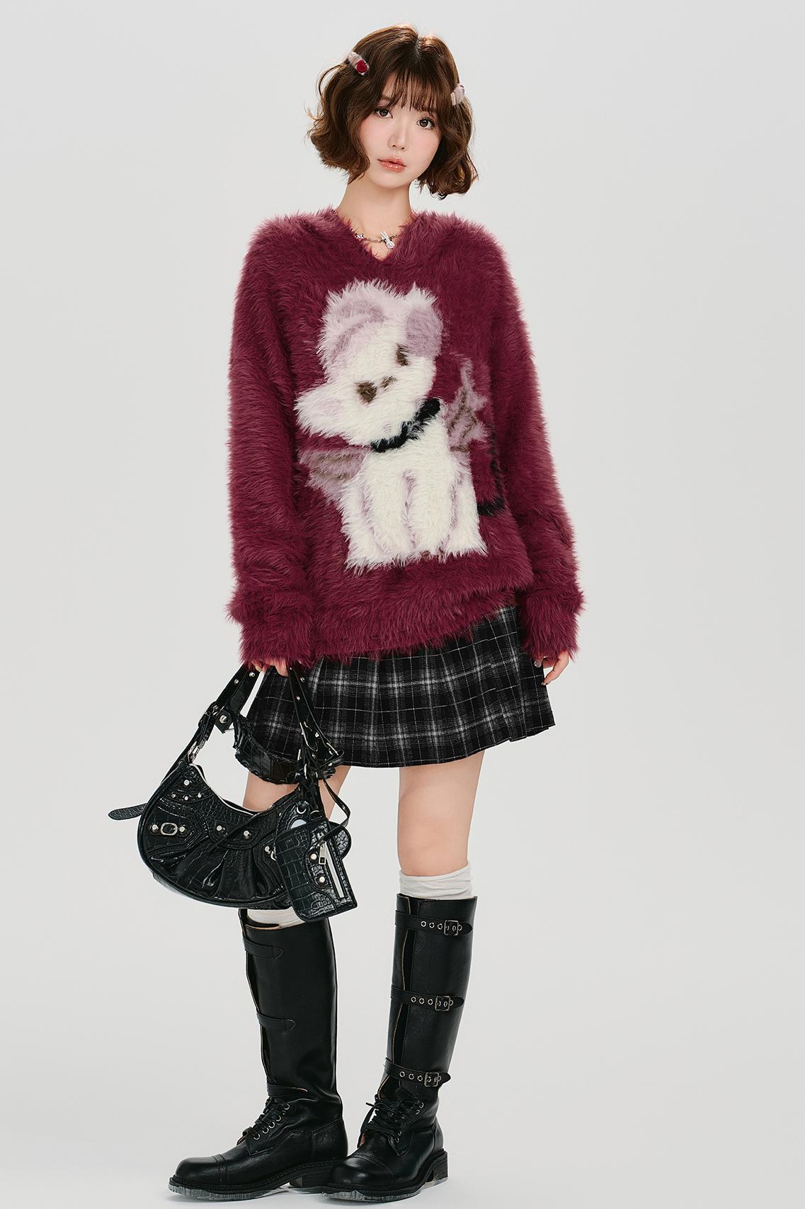 シックチェックショートスカート