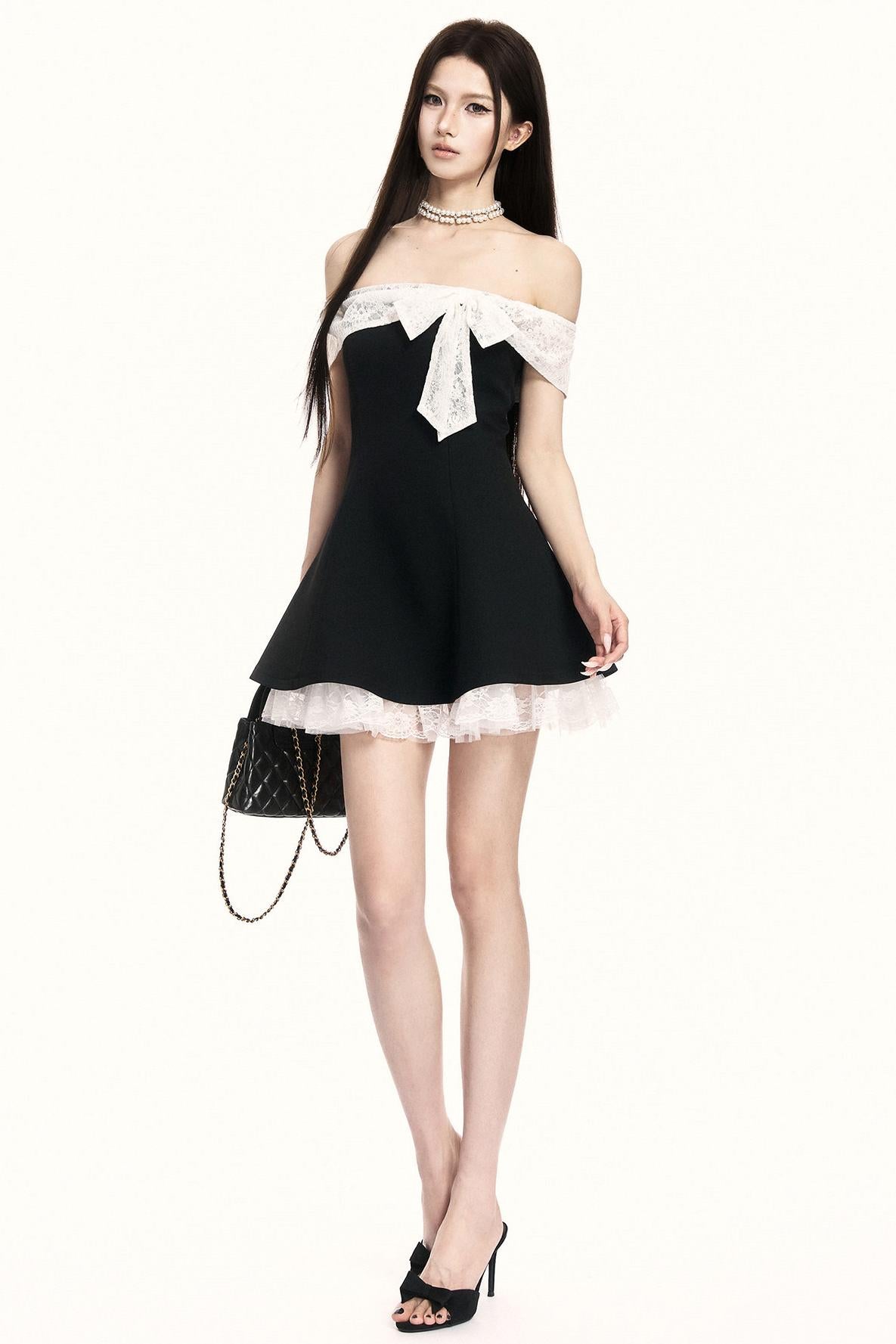 Elegant White Lace Dress