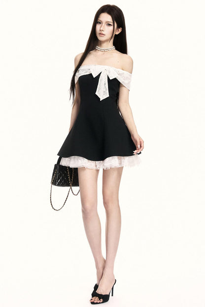 Elegant White Lace Dress
