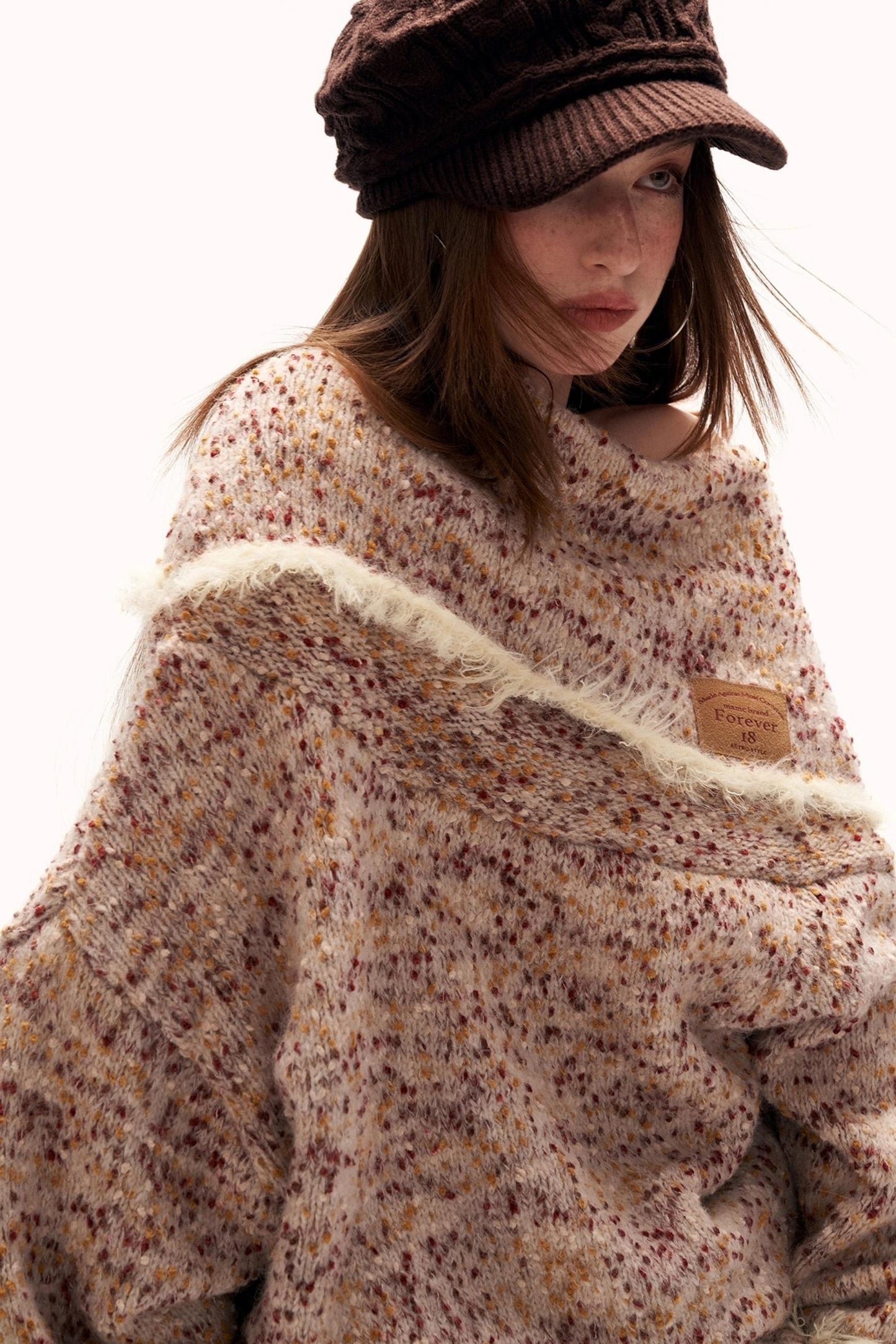 モードオフショルトップス